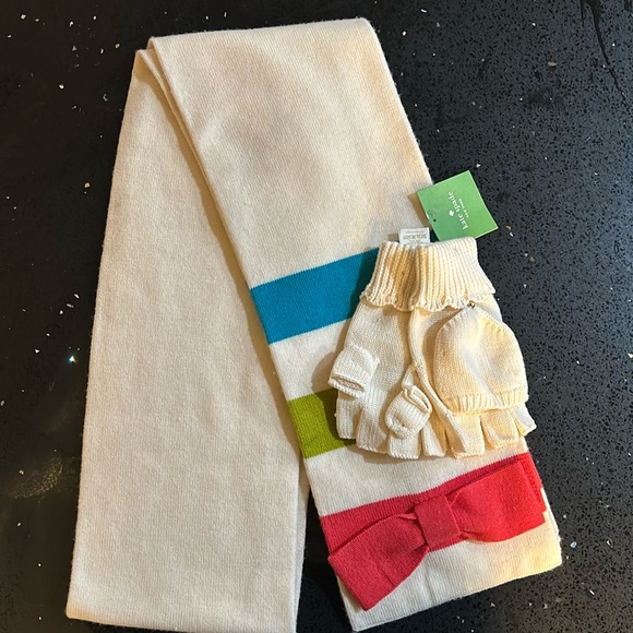 kate spade Accessories - NWT Kate Spade Scarf Set